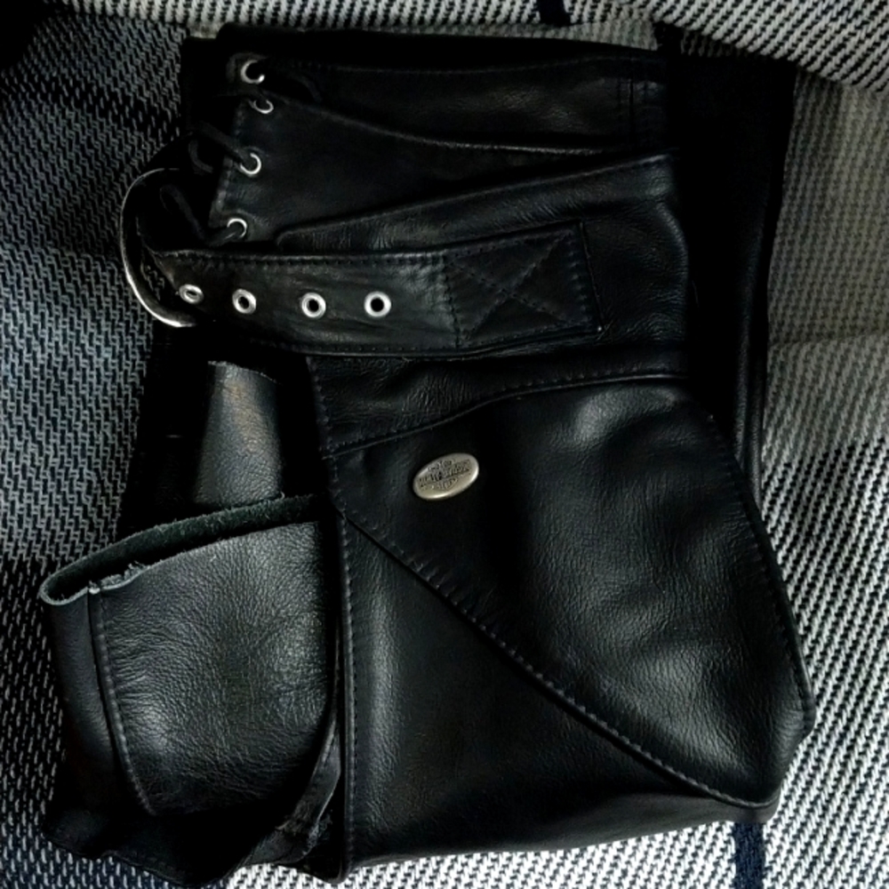 Harley Davidson leather chaps